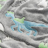 Ultra-Soft Kids Plush Magic Glow in the Dark Blanket