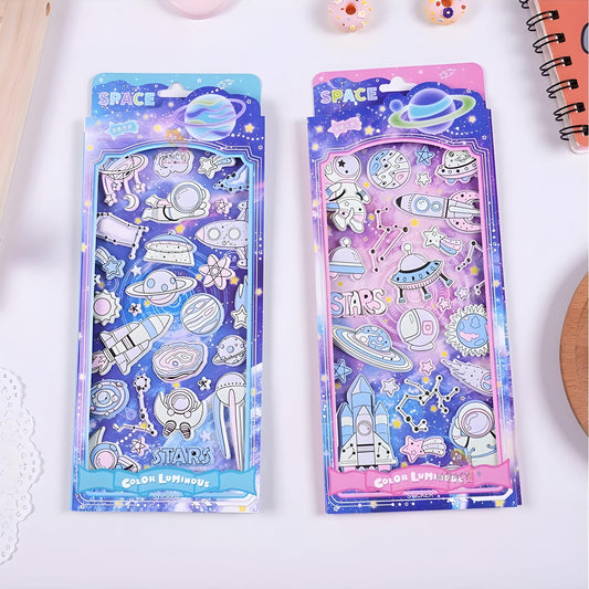 Space 3D Luminous Sticker