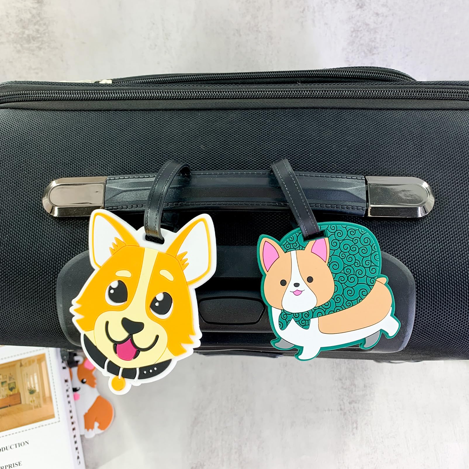 Fun Silicone Bag Tags | Anti-Loss Travel Accessories