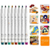 24-Color Acrylic Paint Marker Set - Versatile & Vibrant