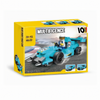 Blue Ghost Race Car 10-in-1 Building Blocks – 201+ Pcs DIY Set