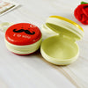 Trendy Mustache Mini Round Coin Pouch