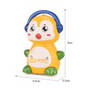Press & Go Cartoon Penguin Scooter Toy