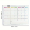 Magnetic Refrigerator Whiteboard Monthly Planner | Calendar