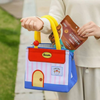 Cute House Cartoon Thermal Insulated Lunch Bag | Portable Canvas Picnic Tote for Kids