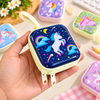 Unicorn Square Tin Coin Pouch