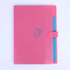 A4 5-Pocket File Folder – Push Lock Safety & Easy Organizing
