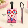 Chic Cartoon Character Silicone Luggage Tag