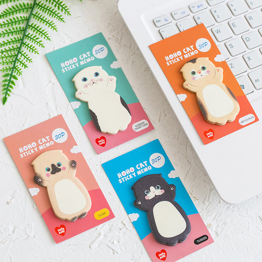 Hoho Cat Shaped Sticky Notes