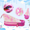 Sparkle Shoe PVC Pencil Pouch – Stylish & Spacious Organizer