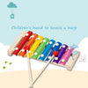 Wooden Rainbow Xylophone Musical Educational Toy