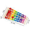 Wooden Rainbow Xylophone Musical Educational Toy