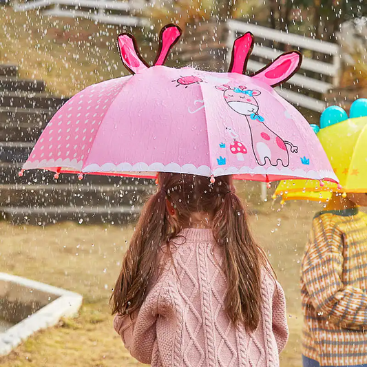 Giraffe 3D Kids Umbrella – Fun in Every Drop