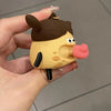 Squishy Potato King-sausage Mouth & Big Eyes Keychain
