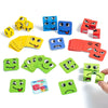 Crazy Wooden Face Change Puzzle Set