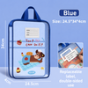A4 Net Printed Subject Organizer Bag  | Vertical L-Shaped Opening School File Folder