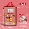 A4 Net Printed Subject Organizer Bag  | Vertical L-Shaped Opening School File Folder