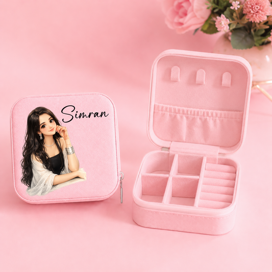 Personalized Photo & Name Jewellery Box