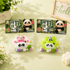 Adorable Cartoon Panda Slime Squishy Toy with Pom-Poms