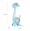 Adorable Giraffe Desk Clock with Clear Dial & Stable Base for Kids
