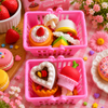 Adorable Miniature Shopping Basket Eraser Sets – Creative Stationery for Kids