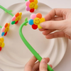 Adorable Smiley Sunflower Bobble Pen / Shake Gel Ink Pen