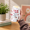 Aesthetic Animal Travel Coffee Cup with Strap 500ml | Portable and Best For Travel