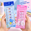 Aesthetic Kawaii Erasers Set | 5 Pcs Flexible Bendable Rubber