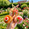 Aesthetic Macaron Keychain | Cute Aesthetic Bag Accessory & Return Gift