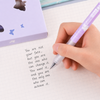 Aesthetic Purple Dream Butterfly Retractable Gel Pen Set Of 4