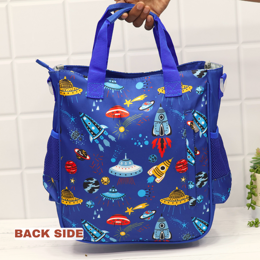 High-Quality Space Theme Multipurpose Large Capacity Shoulder Bag