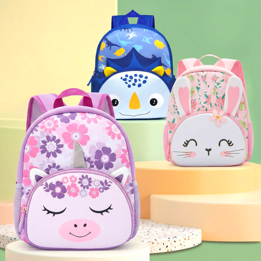 MumuMimi 3D Animal Kids School Bag | Durable Preschool Bag