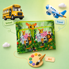 Multipurpose Cartoon Zipper File Bag for Kids