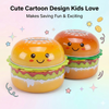 Cute Burger Shaped Metal Piggy Bank