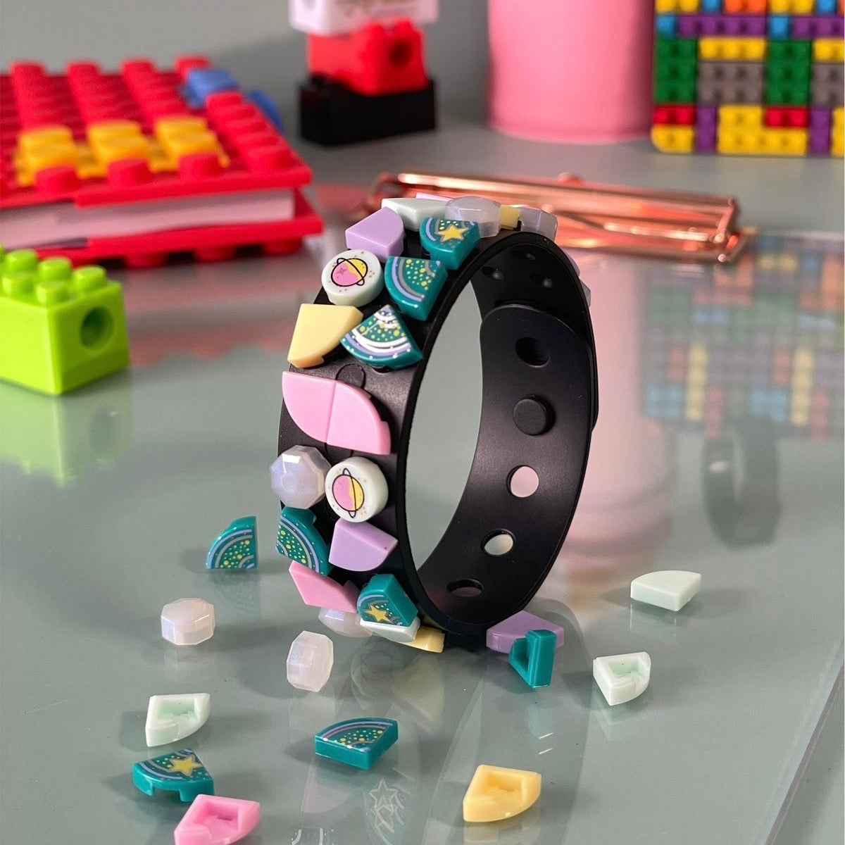 DIY Dots Blocks Silicone Wrist Band – Giftoo - Main Image