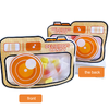Camera Shape Kids Return Gift Pouch  |  Stand-Up Ziplock Bags
