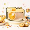 Camera Shape Kids Return Gift Pouch  |  Stand-Up Ziplock Bags