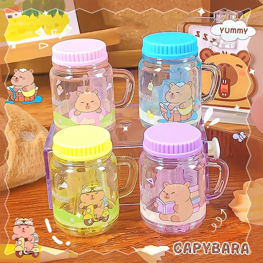 Capybara Milk Tea Cup Pencil Sharpener