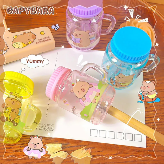 Capybara Milk Tea Cup Pencil Sharpener
