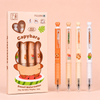 Capybara Sweet Watermelon Gel Pen Set Of 4 | Quick Dry 0.5mm Smooth Writing