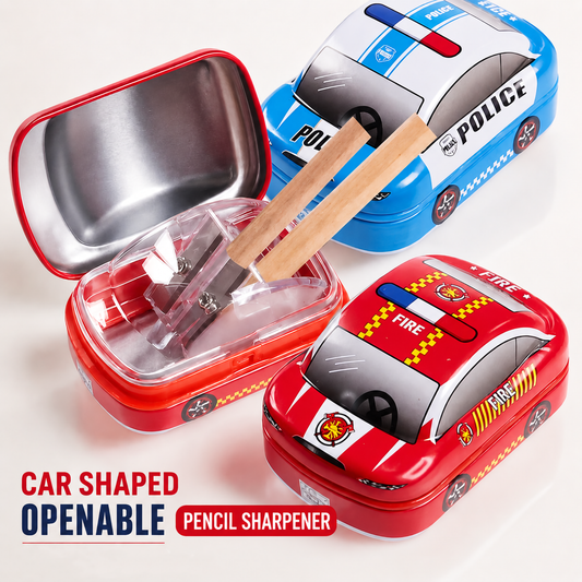 Car Shape Dual Hole Pencil Sharpener