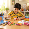 Cartoon Airplane 2-in-1 Pencil Sharpener and Eraser | Fun Rolling Toy Stationery