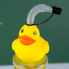 Cartoon Animal Sipper Bottle with Flexible Straw