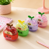 Cartoon Apple Dual-Hole Pencil Sharpener