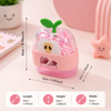 Cartoon Apple Dual-Hole Pencil Sharpener