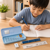 Cartoon Metal Comapss Box with Stationery