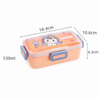 Cartoon Theme Kids Lunch Box with Spoon 530ml | Cute Bento Box & Birthday Return Gift