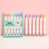 Cat Paw Double-Sided Highlighters – 6 Pens, 12 Colors
