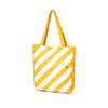 Striped Cotton Canvas Tote Bag Handbag | Tote Bag