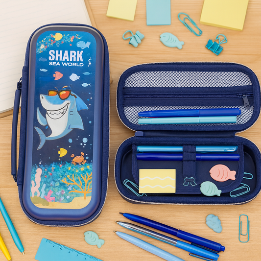 Dazzling Liquid Glitter Space Pencil Case
